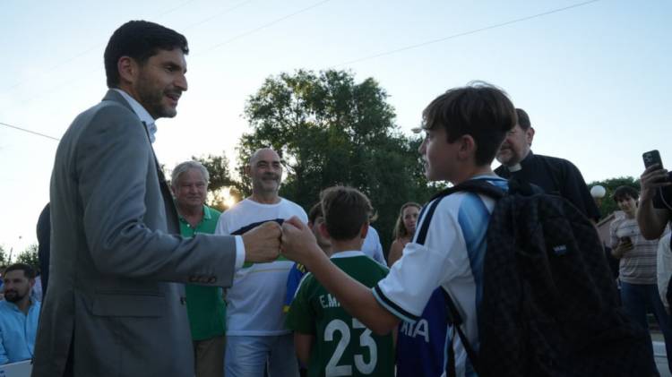 Una obra clave para la seguridad vial: Pullaro inauguró la rotonda en el cruce de las rutas provinciales Nº 70 y 68-S en Humboldt