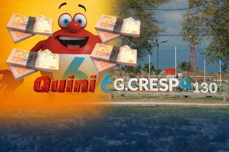 Un vecino de Gobernador Crespo ganó más de $3.760 millones en el Quini 6