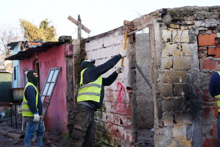 Ya son 125 los búnkeres de droga derribados en Santa Fe desde la aplicación de la Ley de Microtráfico