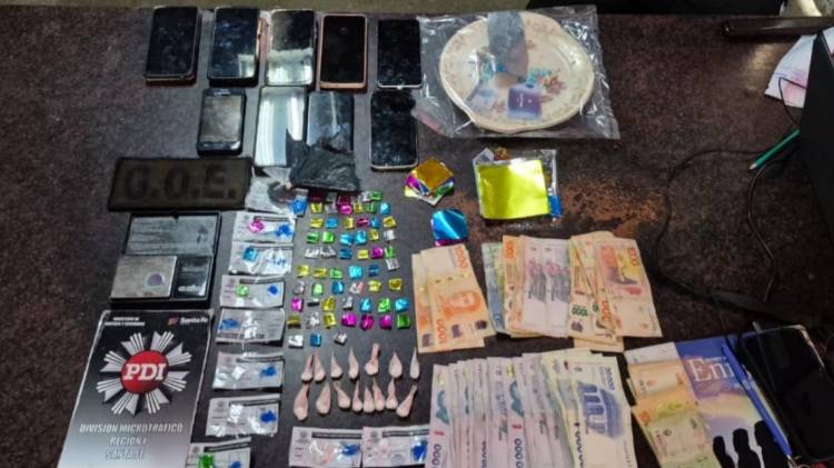 Detenidos y secuestro de cocaína en allanamientos en barrio San Lorenzo de Santa Fe